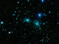 かみのけ座銀河団の着色合成画像 wikipedia